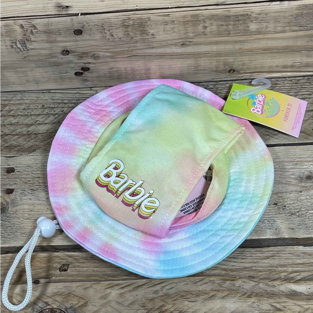 Malibu Barbie Pet Bucket Hat Size XS/S Tye Dye Dog Cat 2022 Mattel Costume Cap